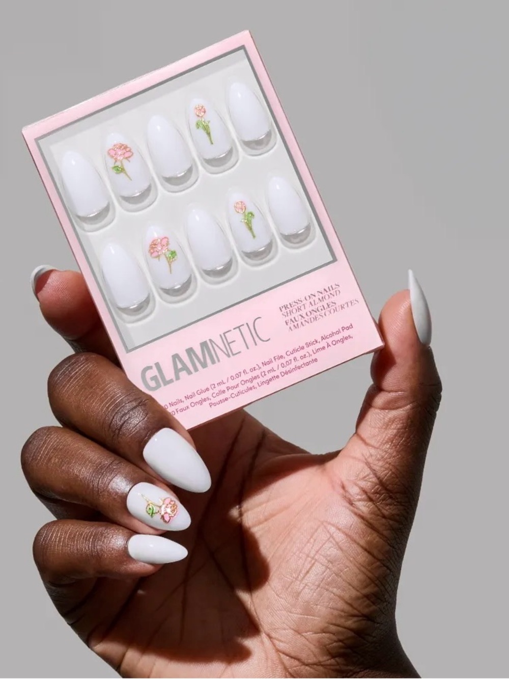 2 for $24 - Glamnetic Press-On Nails - Floral Glow